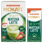 Matcha latte Mokate o smaku Truskawkowym 6 saszetek po 14 g