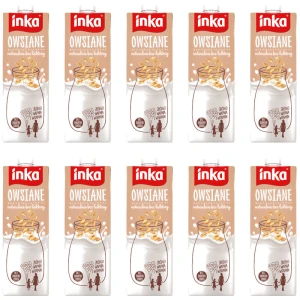 Inka Napój Owsiany 1 litr Zestaw 10 sztuk