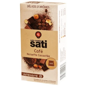 Sati Orzech Laskowy Kakao 10 kapsułek kawa Nespresso