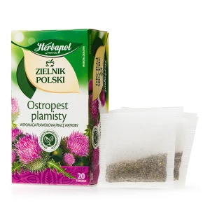 Herbapol Zielnik Polski Ostropest Plamisty Ex20 herbata ekspresowa ziołowa