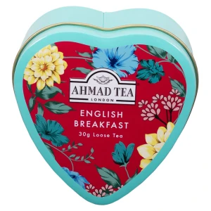 Ahmad Heart Caddy English Breakfast 30g herbata liściasta w puszce serce