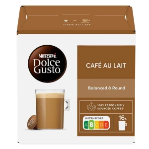 NESCAFE kawa DOLCE GUSTO Cafe Au Lait 16 kapsułek