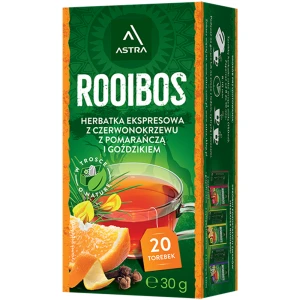 ASTRA ROOIBOS z pomarańczą i goździkiem herbatka ex20 torebek