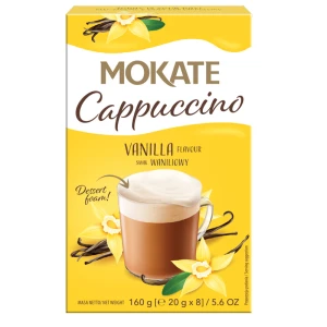 Mokate Cappucinno Waniliowe 20gx8 kartonik