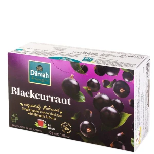 Dilmah Blackcurrant EX 20 z zawieszką