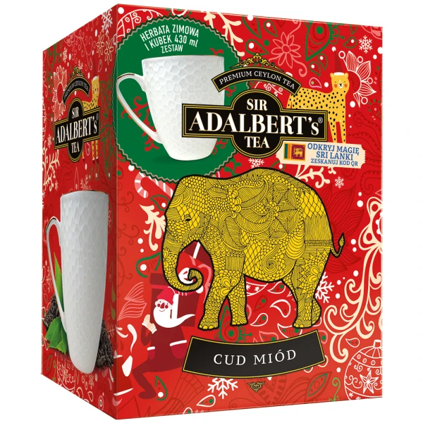 Herbata lisciasta ZESTAW prezentowy CUD MIOD Herbata 50g + kubek 430 ml.jpg