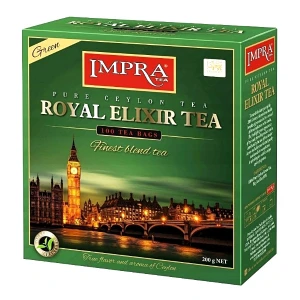 Impra Royal Elixir Green 100 torebek herbata zielona