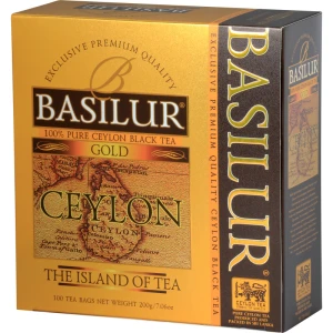 BASILUR Ceylon Gold sasz. 100x2g herbata ekspresowa