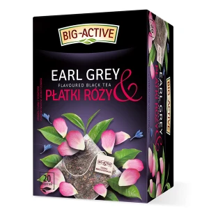 Big-Active Earl Grey z płatkami róży herbata EX20