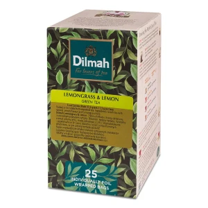 Dilmah Green Tea Lemongrass i Lemon 25 kopert herbata zielona