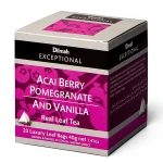 Dilmah Exceptional Acai Pomegranate Vanilla Herbata 20 tor Ekspresowa