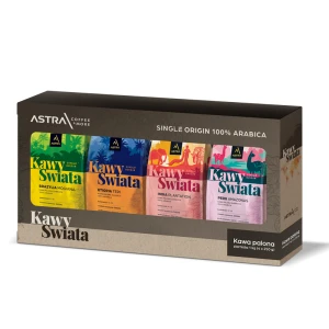 Astra Zestaw kaw świata 4x250g kawa ziarnista