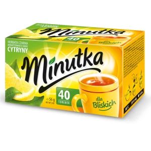 Minutka Cytrynowa Ex40 herbata ekspresowa czarna