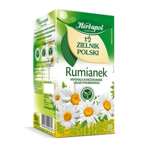 Herbapol Zielnik Polski Rumianek Ex20 herbata ekspresowa ziołowa
