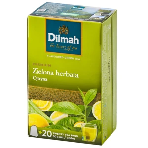 Dilmah Green Tea Cytryna ex20 z zawieszką