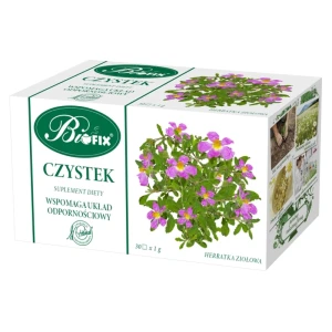 BiFix CZYSTEK Suplement Diety Herbatka ziołowa ekspresowa 30 torebek