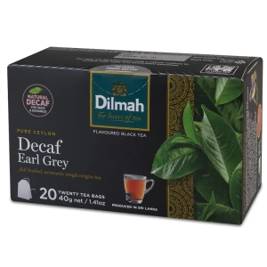 Dilmah Decaffeinated Earl Grey Herbata Czarna 20 torebek 20x2g Ekspresowa zaw.