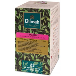 Dilmah Strawberry Ex25 herbata kopertowana