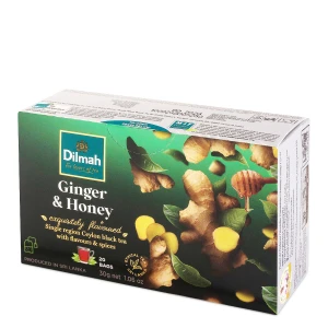 Dilmah Ginger i Honey Ex20 z zawieszką 20x1,5g