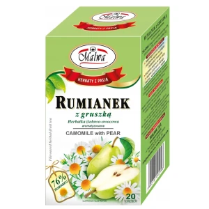 Malwa Rumianek z Gruszką 20 torebek herbata ekspresowa ziołowo-owocowa