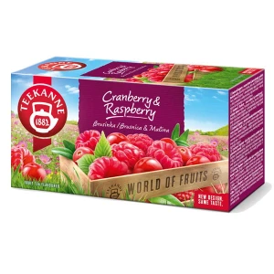 Teekanne Cranberry & Raspberry 20 kopert herbata ekspresowa owocowa
