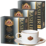 BASILUR Earl Grey Zestaw 3x 100x2g herbata ekspresowa + Filiżanka GRATIS