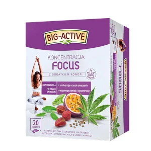 Big-Active Focus Koncentracja Konopia Miłorząb 20