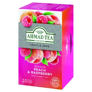Ahmad Peach & Raspberry Tea 20 torebek po 1,8g EX20 kopertowana