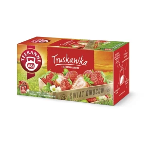 Teekanne Strawberry Truskawka Sunrise 20 kopert herbata ekspresowa owocowa
