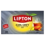 Lipton Earl Grey Herbata czarna 75g 50 torebek
