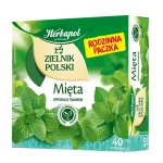 Herbapol Zielnik Polski Mięta Ex40  herbata ekspresowa ziołowa