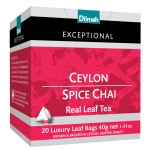 Dilmah Ceylon Spice Chai Exceptional Herbata Czarna 20 torebek 20x2g Ekspresowa Piramidki