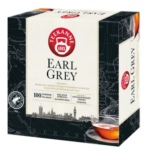 Teekanne Earl Grey herbata ekspresowa 100 torebek