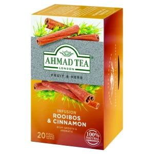 Ahmad Rooibos & Cinnamon 20 torebek po 1,5g EX20 kopertowana
