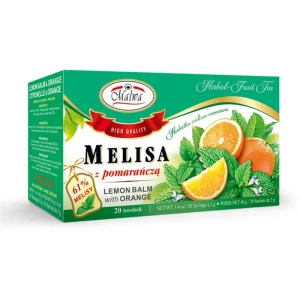 Malwa Meliza z Pomarańczą 20 torebek herbata ziołowo-owocowa