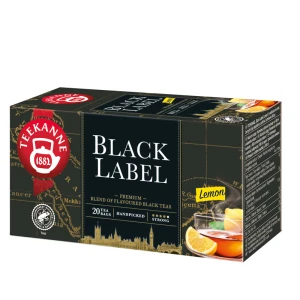 Teekanne Black Label Lemon 20 kopert herbata czarna ekspresowa cytrynowa