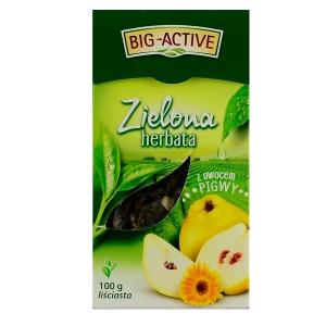Big-Active zielona z pigwą 100g herbata liściasta
