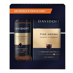 Davidoff Fine Aroma kawa rozpuszczalna i mielona zestaw 100g+250g