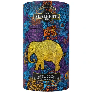 Adalbert'S Tea Earl Grey Cardamom & Blue Cornflower 100g Herbata liściasta w puszce tekturowej