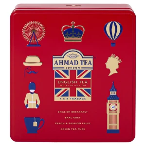 Ahmad English Tea Four Collection Tea 4x8 torebek po 2g kopertowana puszka