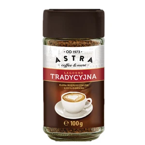 Astra Tradycyjna Łagodna 100g kawa rozpuszczalna