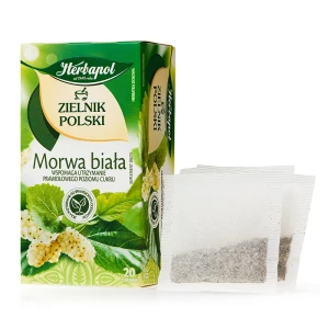 Herbapol Zielnik Polski Morwa Biała Ex20 herbata ekspresowa ziołowa