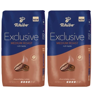 Tchibo Exclusive Medium Roast 2x1kg ZESTAW kawa ziarnista