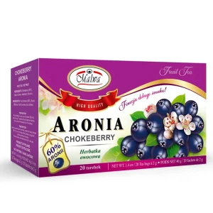 Malwa Aronia 20 torebek herbata ekspresowa owocowa EX20
