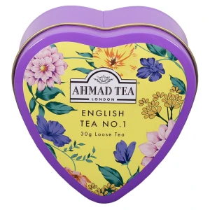 Ahmad Heart Caddy English Tea No. 1 30g herbata liściasta w puszce serce