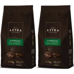 Astra Łagodna Espresso Zestaw 2 x 1kg kawa ziarnista