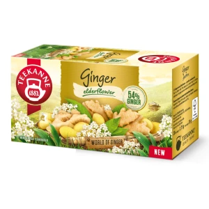 Teekanne Ginger Elderflower Czarny Bez 20 kopert herbata ekspresowa