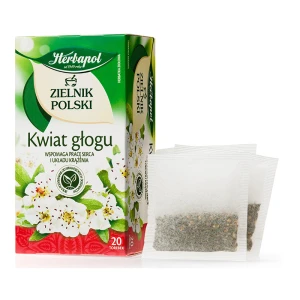 Herbapol Zielnik Polski Kwiat Głogu Ex20 herbata ekspresowa ziołowa