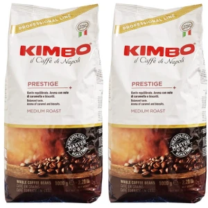 Zestaw 2x Kimbo Espresso Bar Prestige 1kg kawa ziarnista