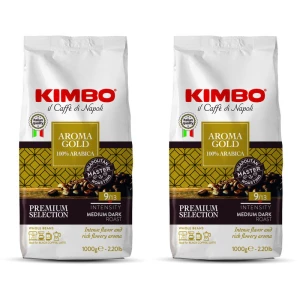 Zestaw 2x Kimbo Aroma Gold 1kg kawa ziarnista